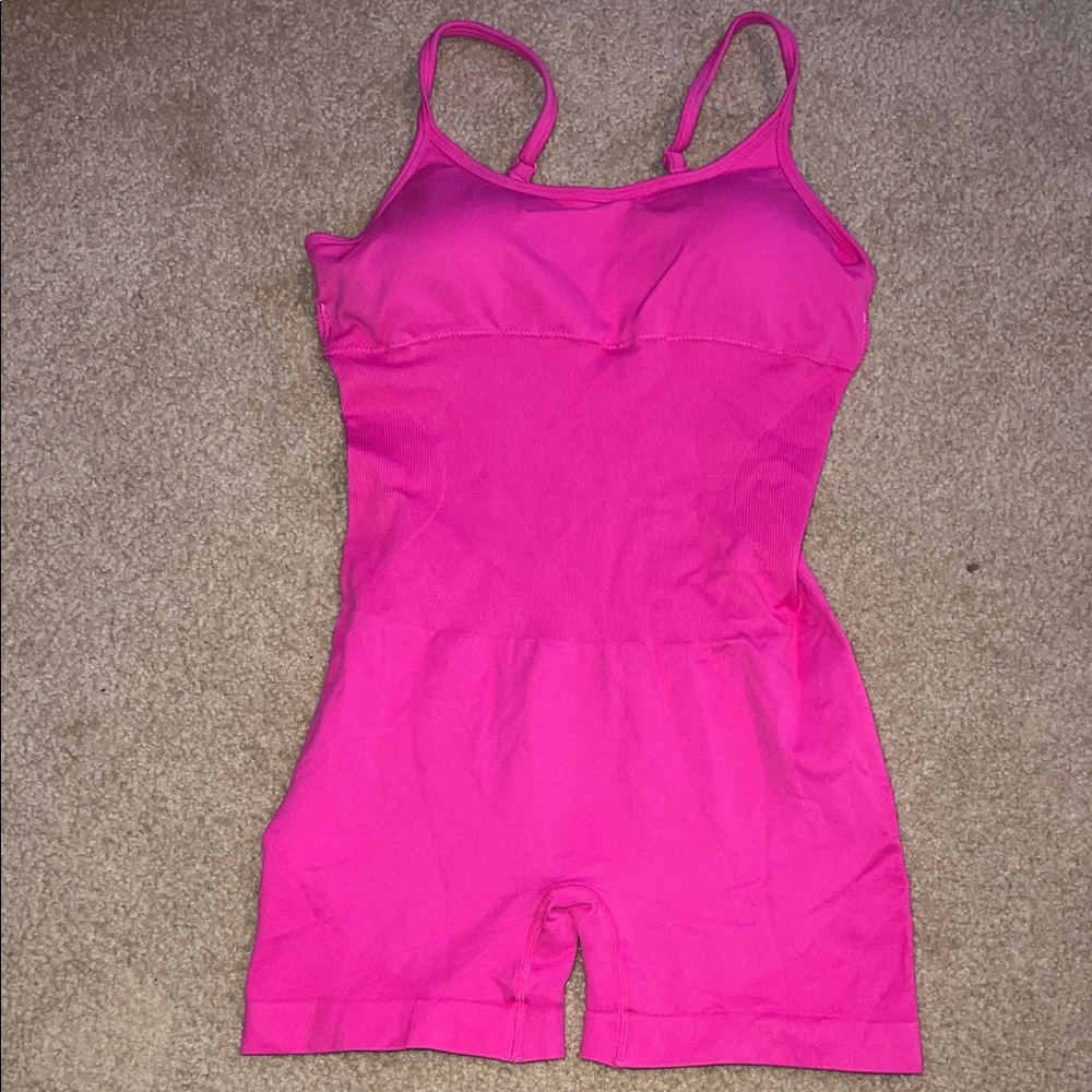 Vibrant Pink Sleeveless Romper